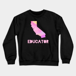 California Educator Crewneck Sweatshirt